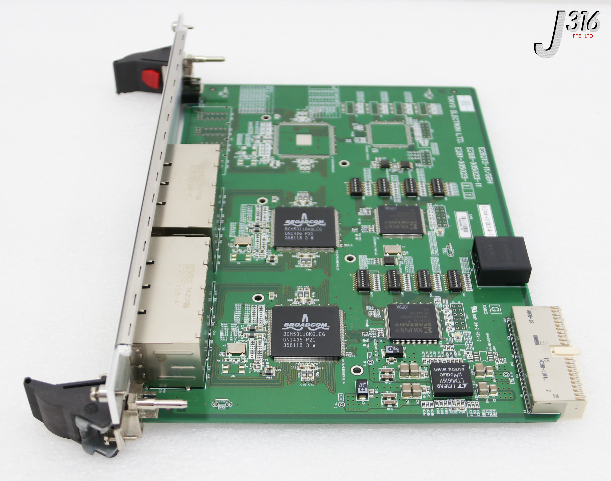 、 35805 TOKYO ELECTRON PCB, NETWORK CONTROLLER BOARD, E2B213-11/GBH